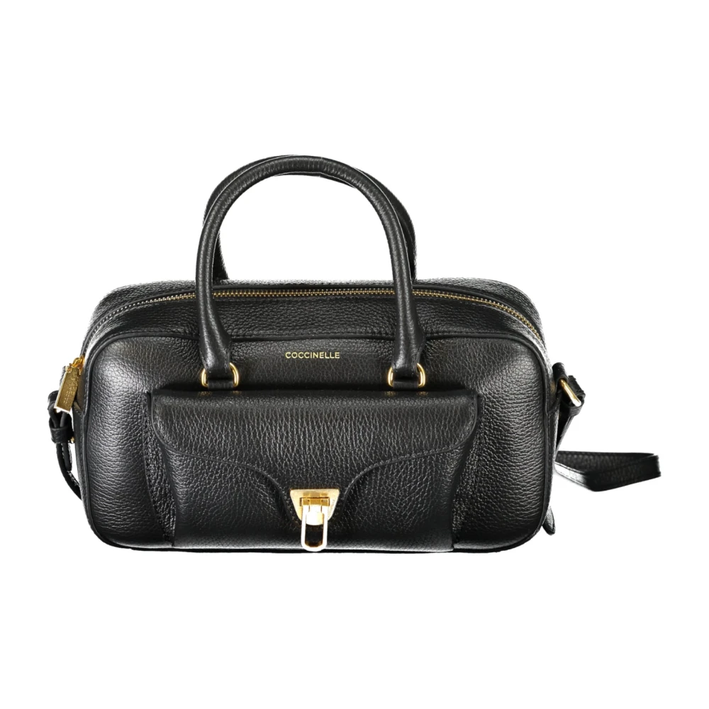 Coccinelle Zwarte dameshandtas met verstelbare band Black Dames