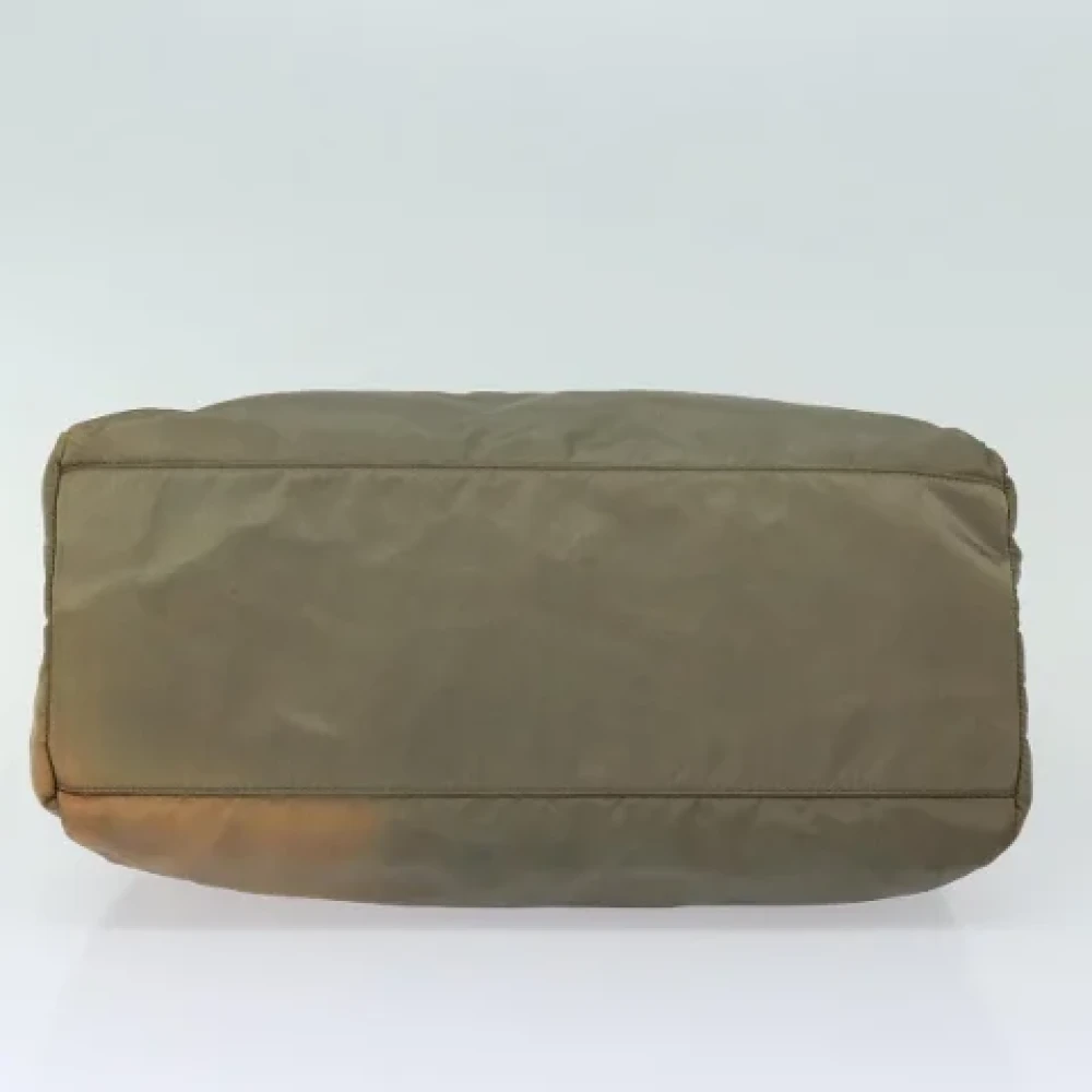 Prada Vintage Pre-owned Nylon totes Brown Dames