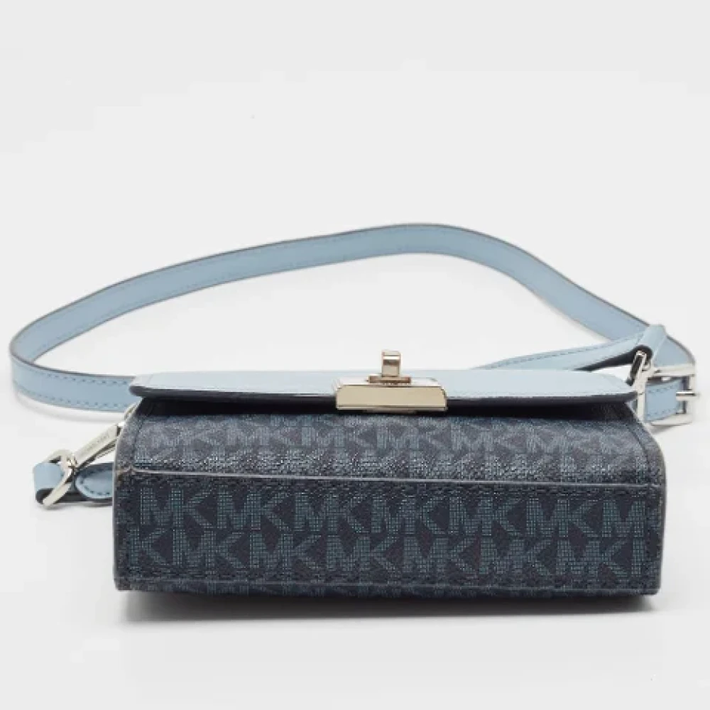 Michael Kors Pre-owned Leather shoulder-bags Blue Dames