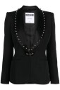 blazer-noir-a-barre-et-epingles-ornees