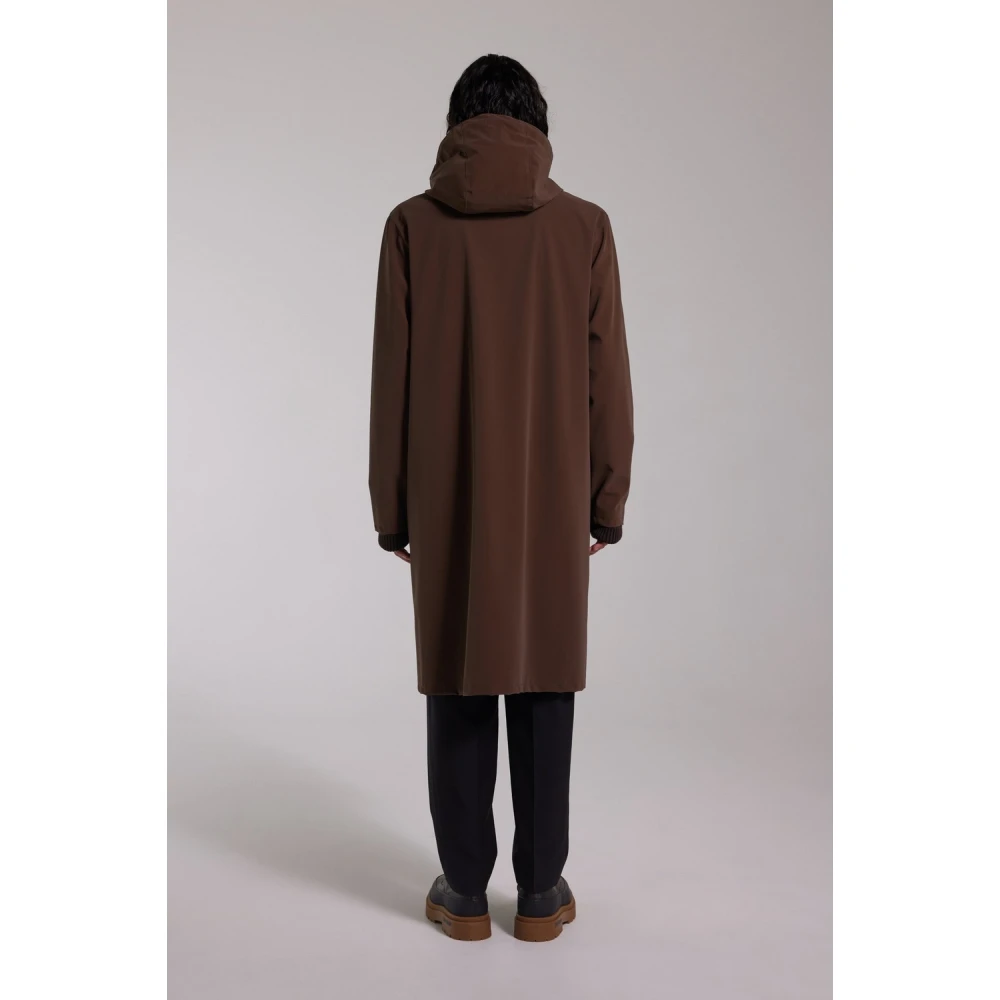Stutterheim Lichtgewicht Matte Parka voor Mannen Brown Heren