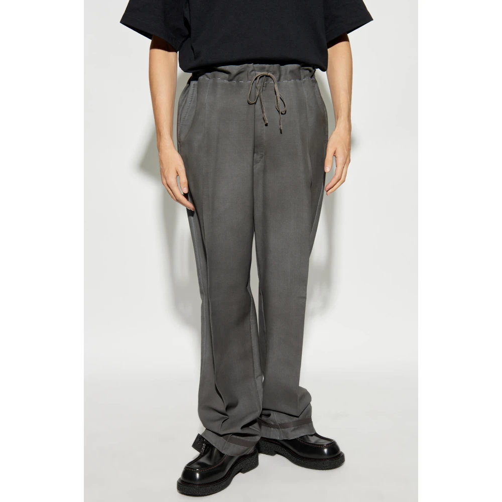 Maison Margiela Kreukelbroek met vintage effect Gray Heren