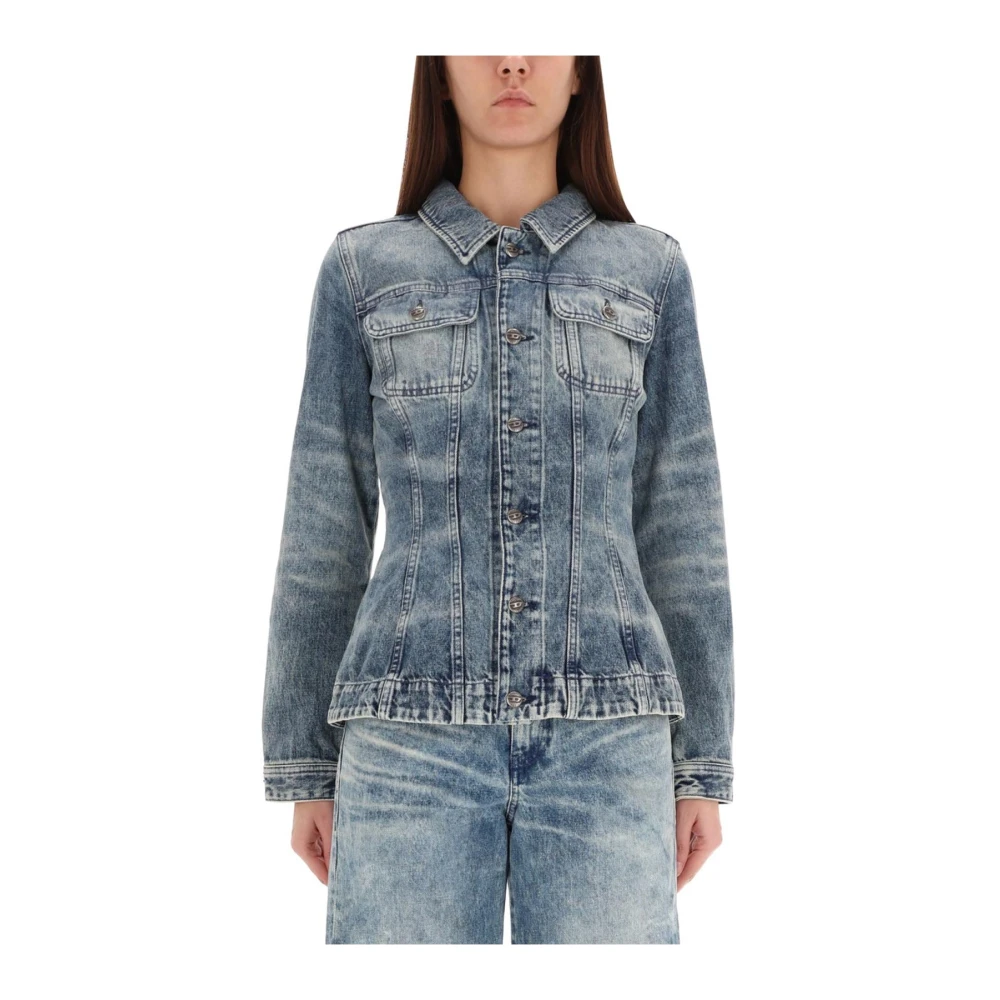 Diesel Mujer Azul - Chaqueta Trucker Denim Oversize - Jackets - M - Chaqueta Trucker Denim Oversize