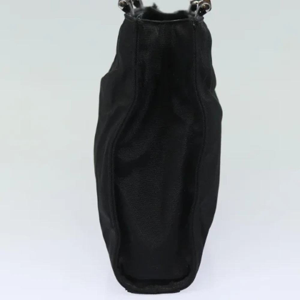 Gucci Vintage Pre-owned Nylon handbags Black Dames