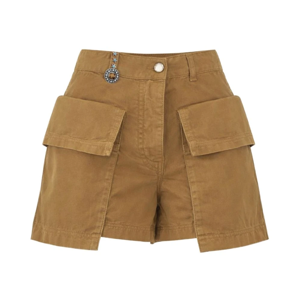 Pinko Women's Brown Short Shorts, M, Short Shorts