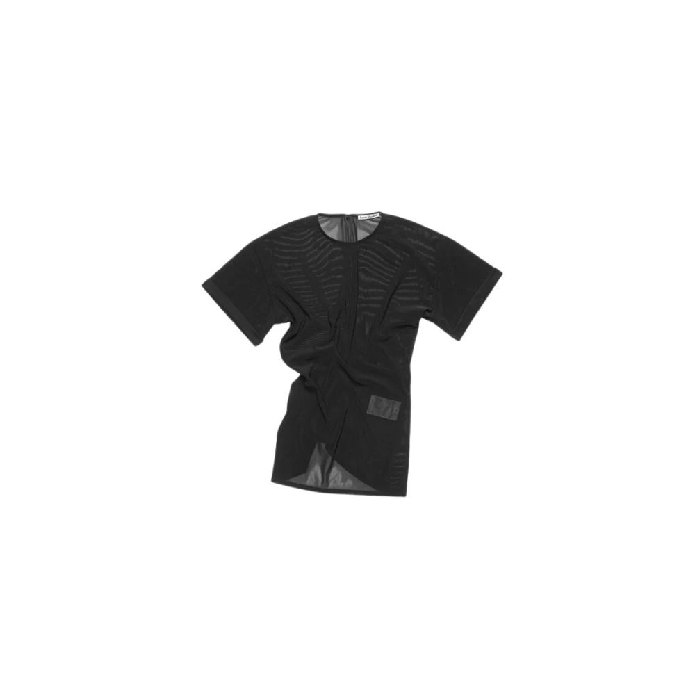 Acne Studios Zwarte Blouse Fn-Wn-Blou001104 Black Dames