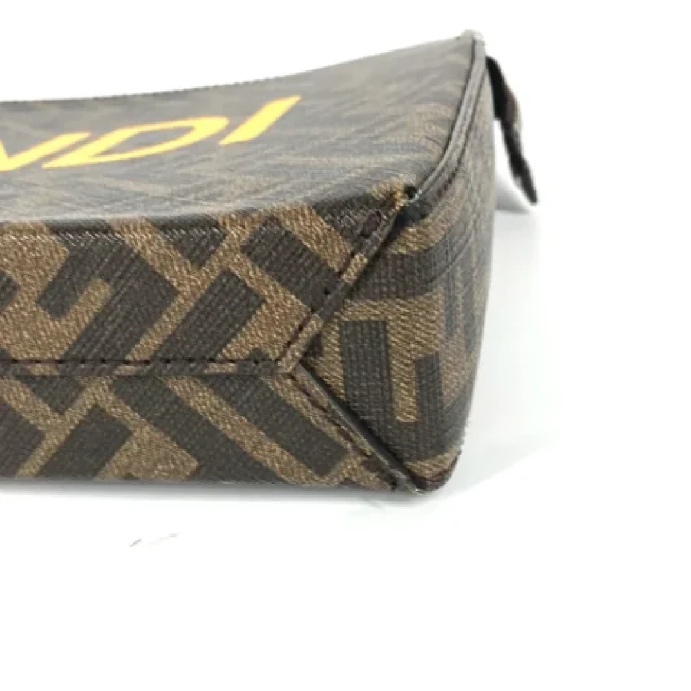 Fendi Vintage Pre-owned Leather fendi-bags Brown Heren