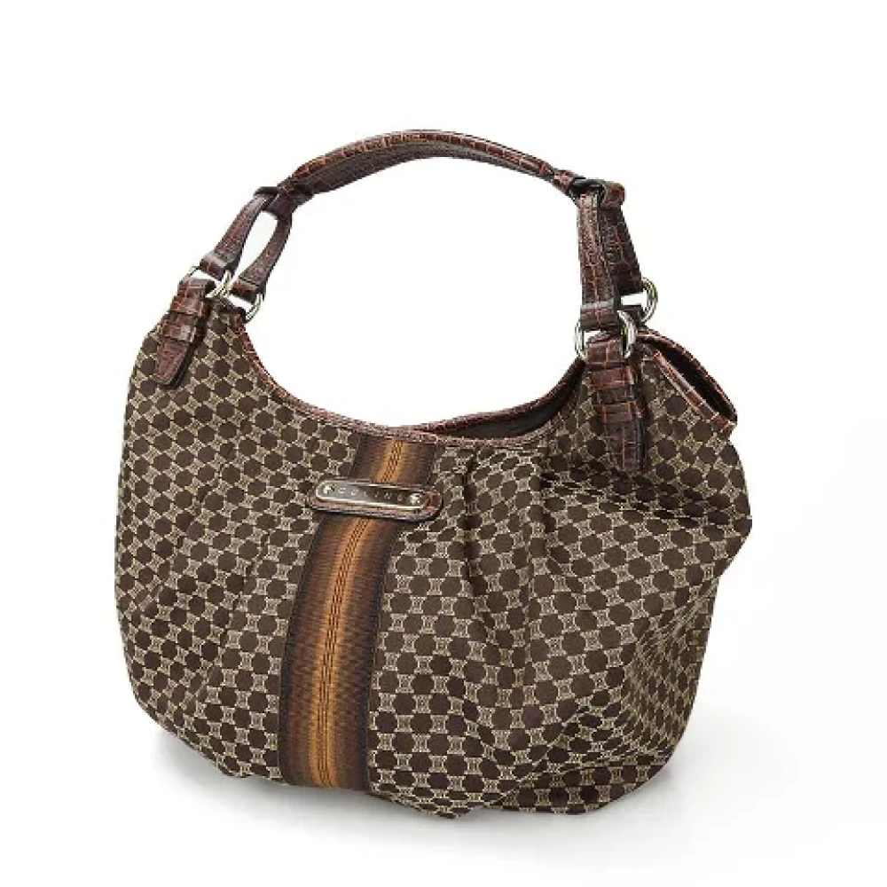 Celine Vintage Pre-owned Canvas celine-bags Brown Dames