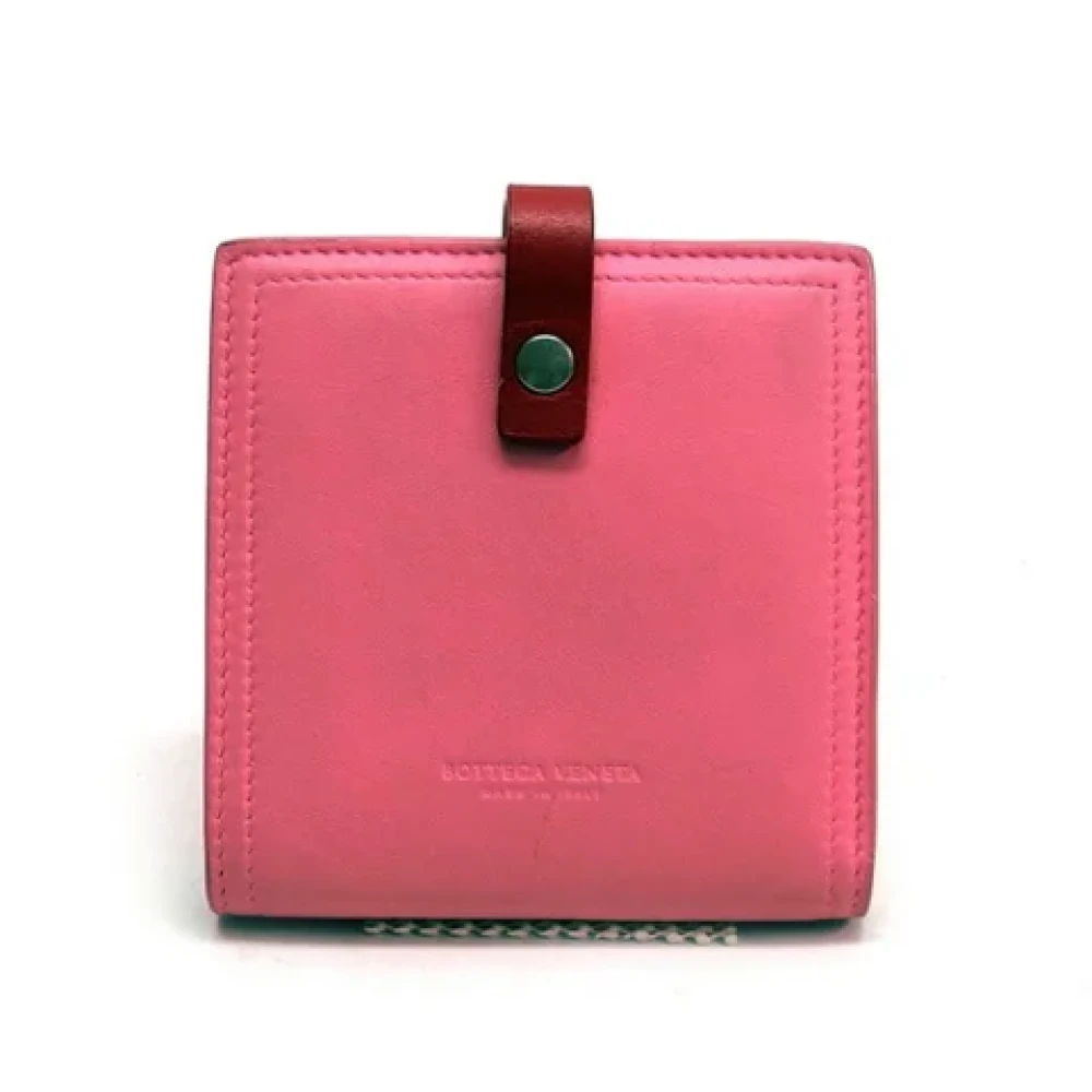 Bottega Veneta Vintage Pre-owned Leather wallets Pink Dames