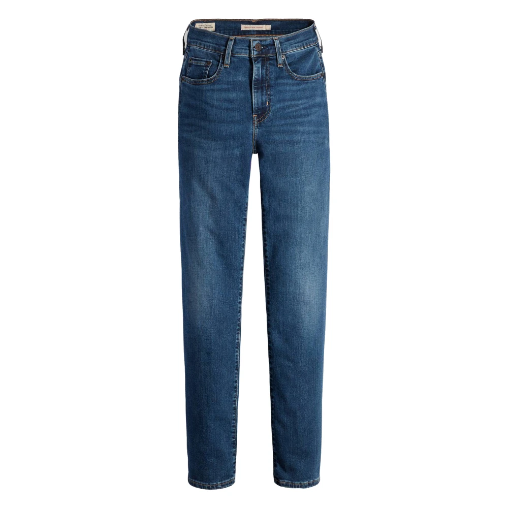 Levi's 724 High Rise Straight Blue Dames