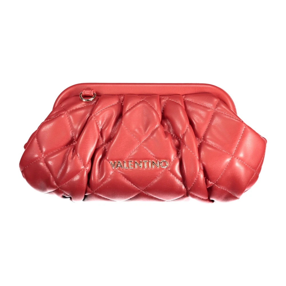 Valentino by Mario Valentino Rode polyethyleen handtas met verstelbare band Red Dames