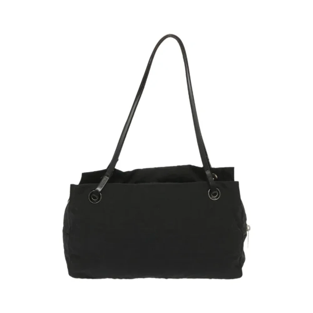 Fendi Vintage Pre-owned Canvas handbags Black Dames