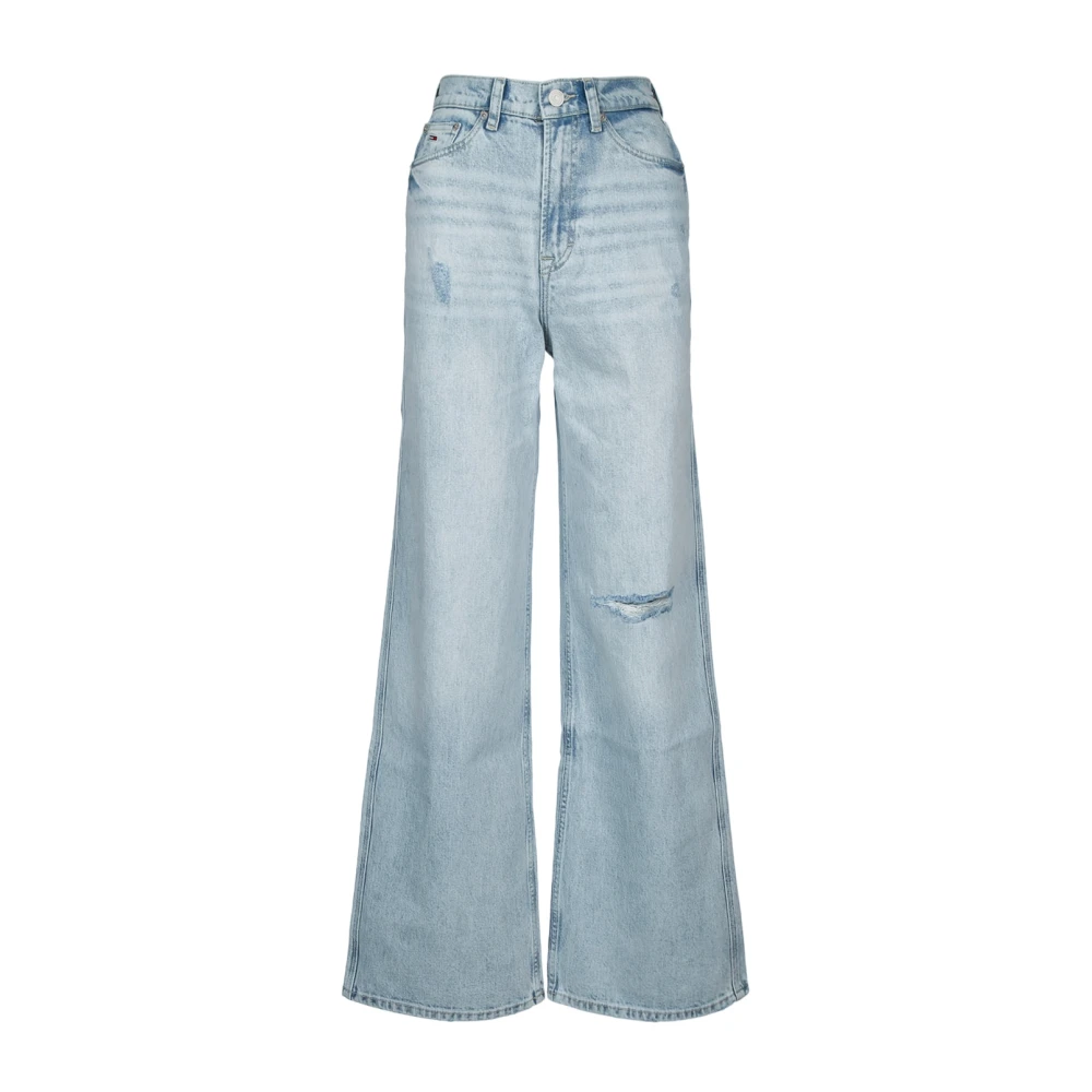 Tommy Jeans Casual Slim Fit Denim Broek Blue Dames
