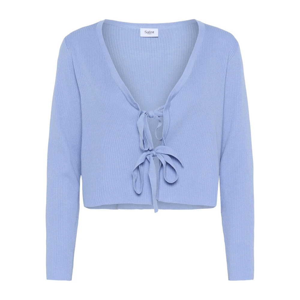 Saint Tropez Blue Cardigans, Female, Xl, Dagnysz Cardigan