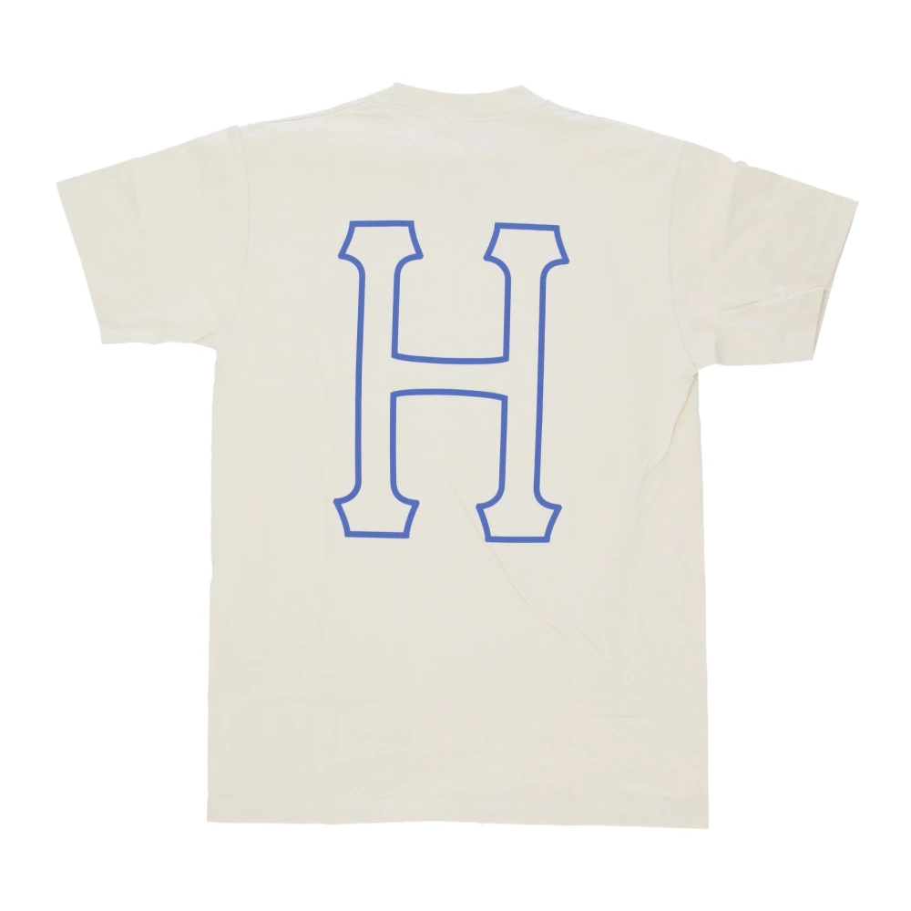 HUF Mannen Tee Bone T-shirt Regular Fit White Heren