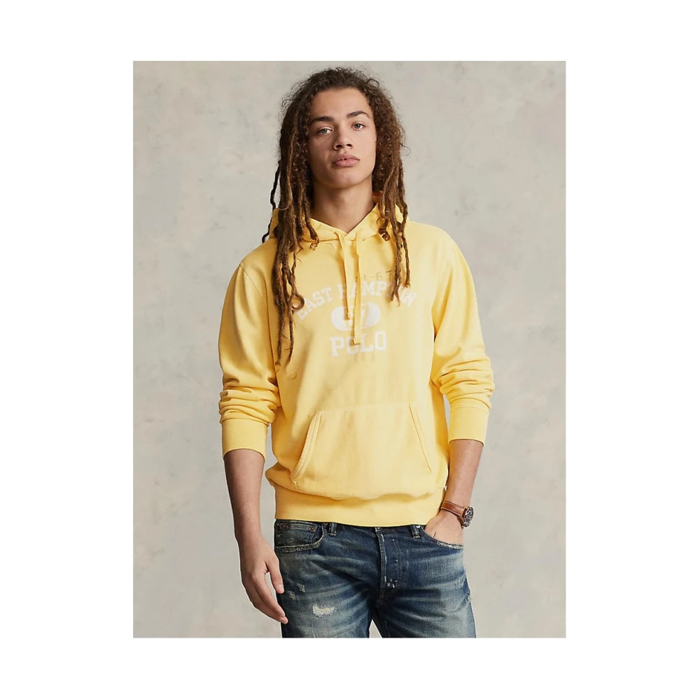 Ralph Lauren Hoodie T-shirt Yellow Heren