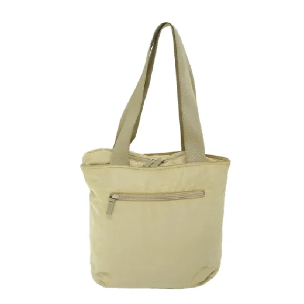 Prada Vintage Pre-owned Fabric prada-bags Beige Dames