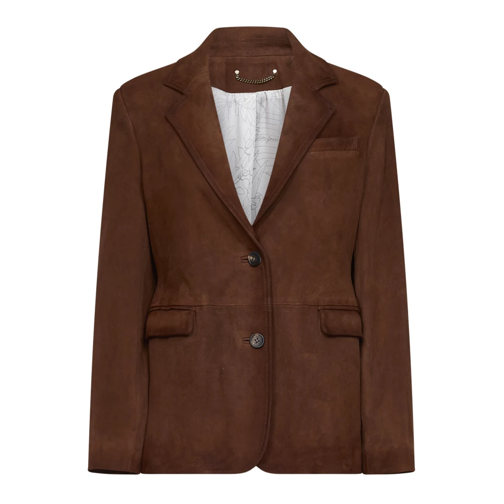 Golden Goose Journey Blazer - Female - Blazers - Brown - S - Jackets