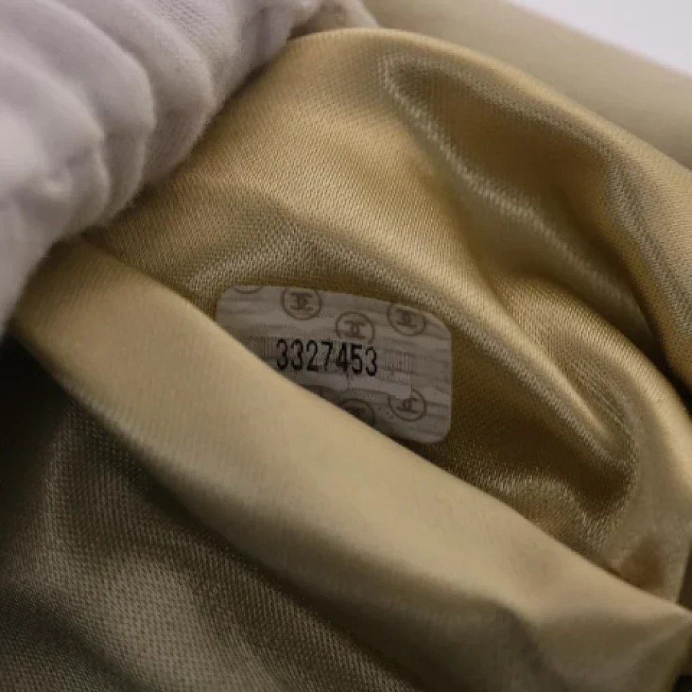 Chanel Vintage Pre-owned Canvas shoulder-bags Beige Dames