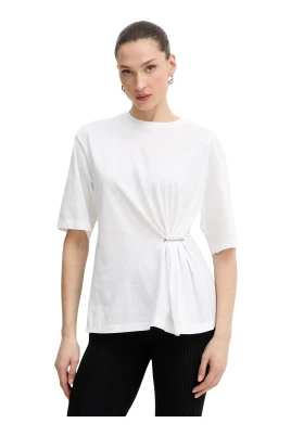Plaque Ruffle T-shirt