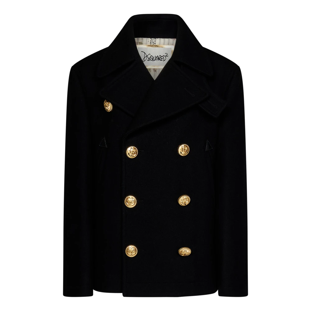 Coats > Double-Breasted Coats - - Dsquared2 - Modalova