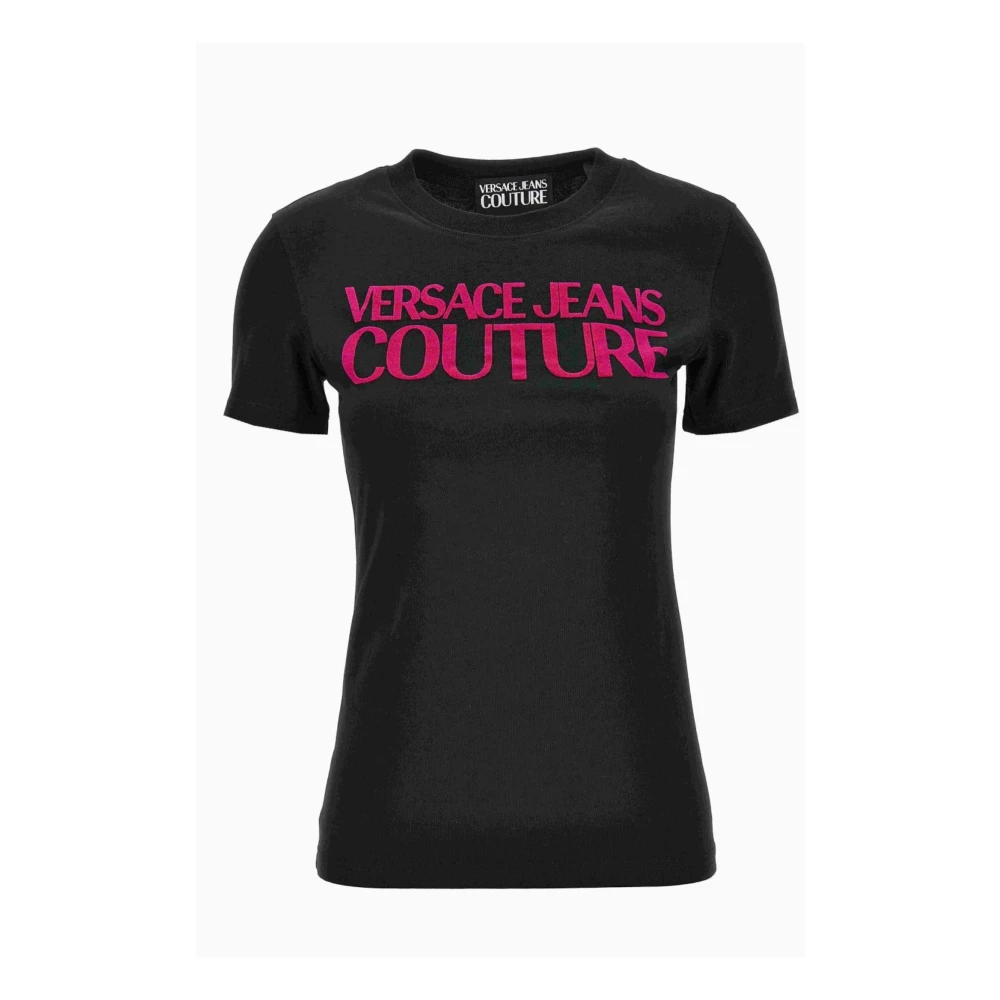 Versace Jeans Couture T-shirts en Polos Black Dames