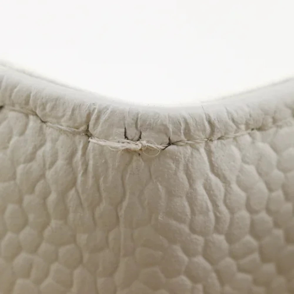 Chanel Vintage Pre-owned Leather chanel-bags White Dames