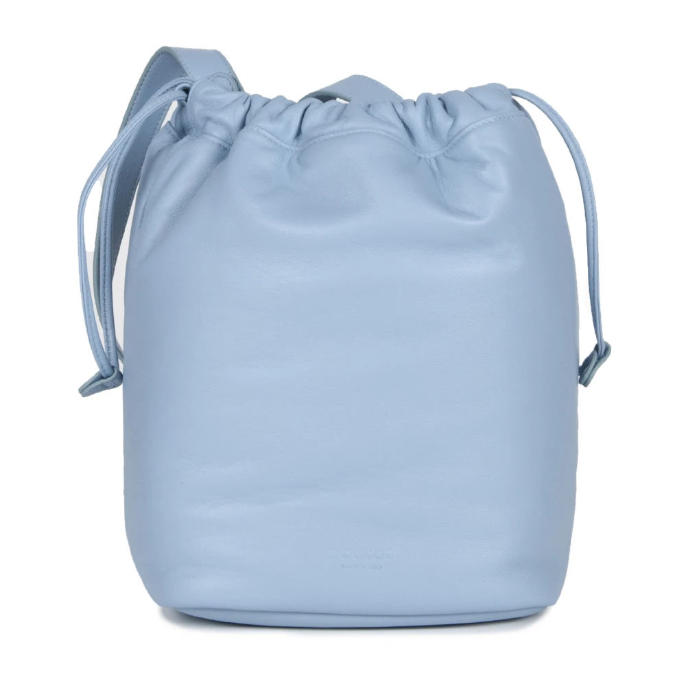 Douuod Woman Hemelsblauwe Bucket Bag met Verstelbaar Koord Blue Dames