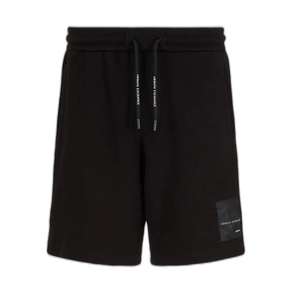 Armani Exchange Casual Shorts Black Heren