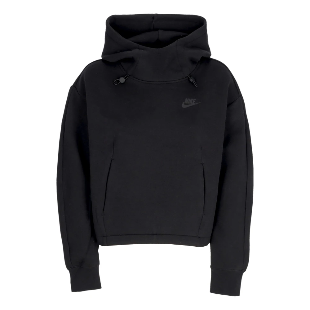 Nike Tech Fleece Oversized Hoodie Svart Black, Dam