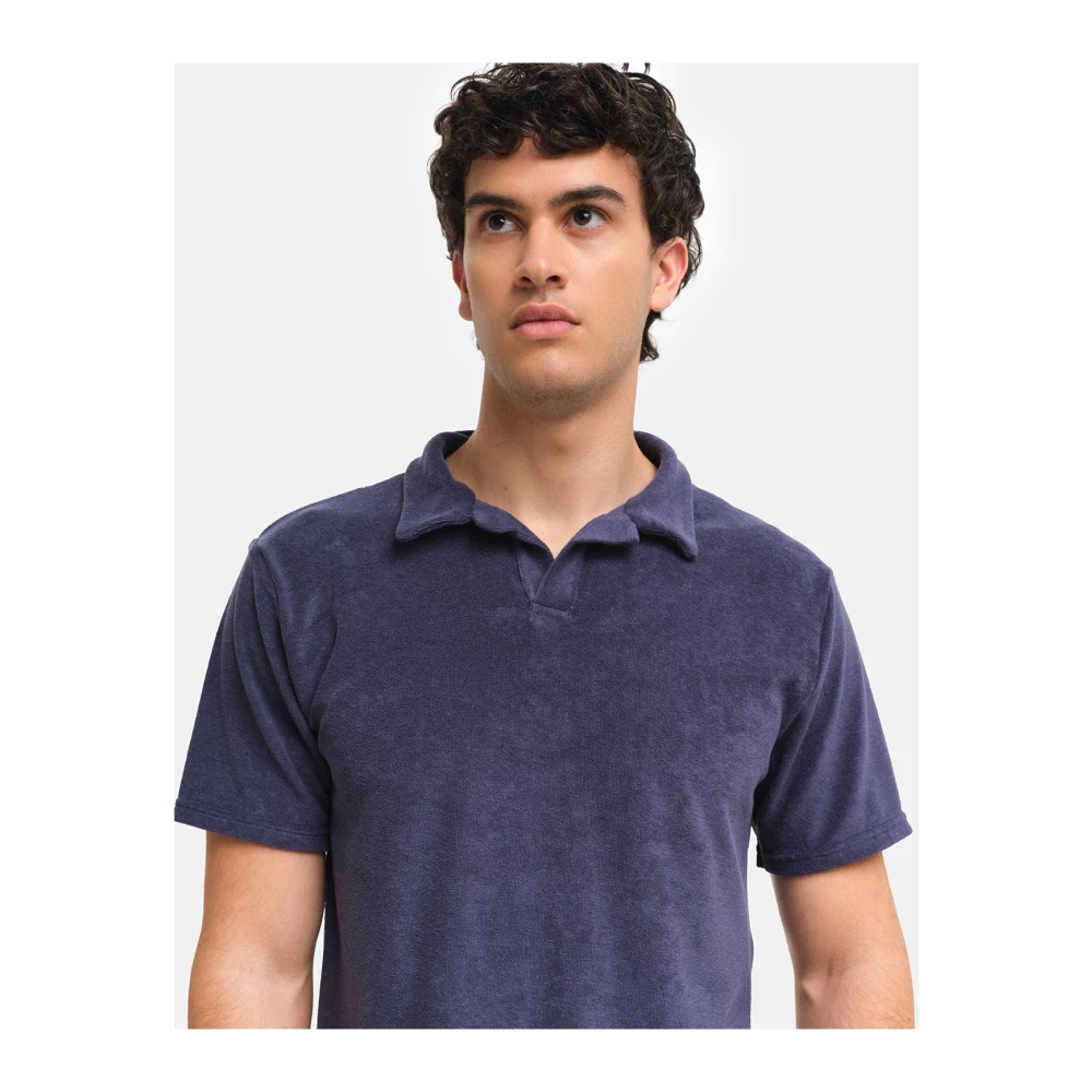 Peninsula Italiaanse Stijl Polo Shirt Blue Heren