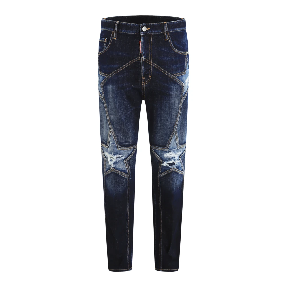 Dsquared2 Men's Blue Slim-Fit Jeans,, Slim-Fit Jeans Medium