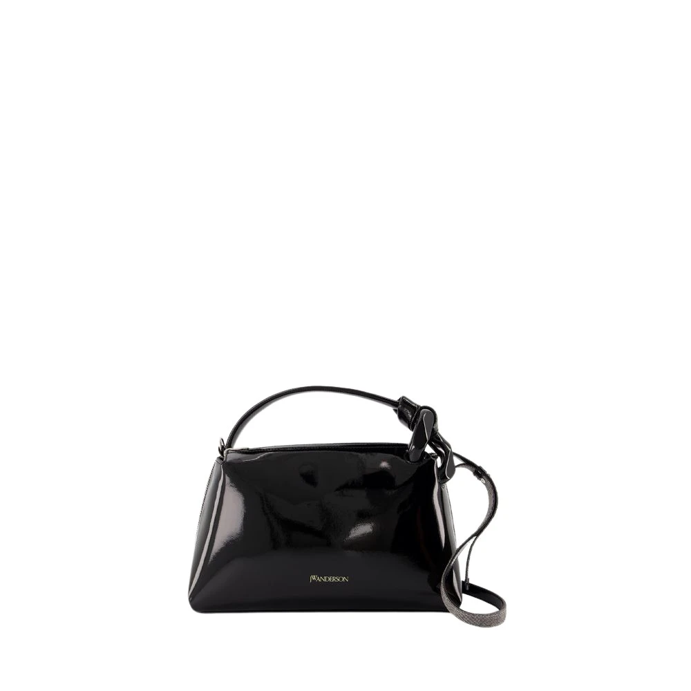 JW Anderson Zwarte Denim Crossbody Tas Black Dames