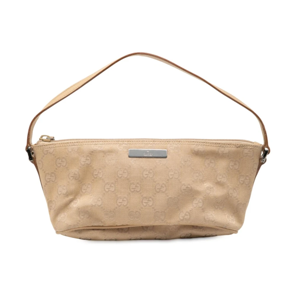 Gucci Vintage Women's Brown Pre-Owned Carryall Bag