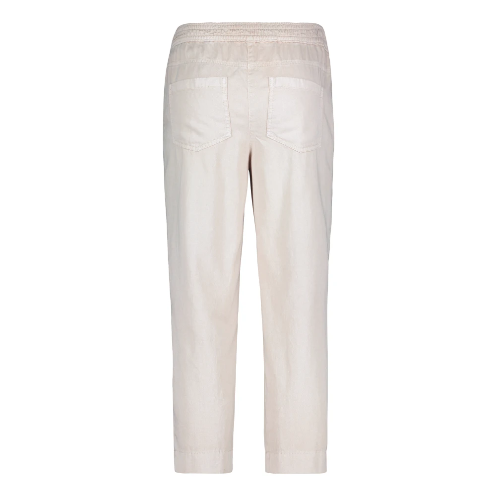 Betty & Co Casual Broek met Opgezette Zakken Beige Dames