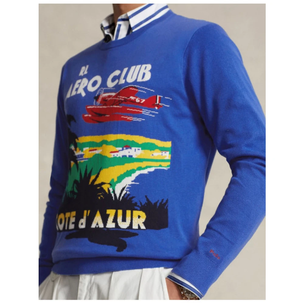 Polo Ralph Lauren RL Aero Club Trui met Lange Mouwen Multicolor Heren