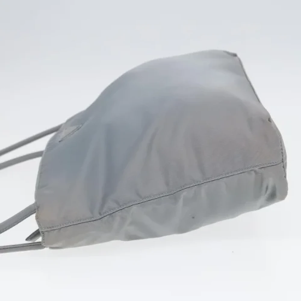 Prada Vintage Pre-owned Fabric totes Gray Dames