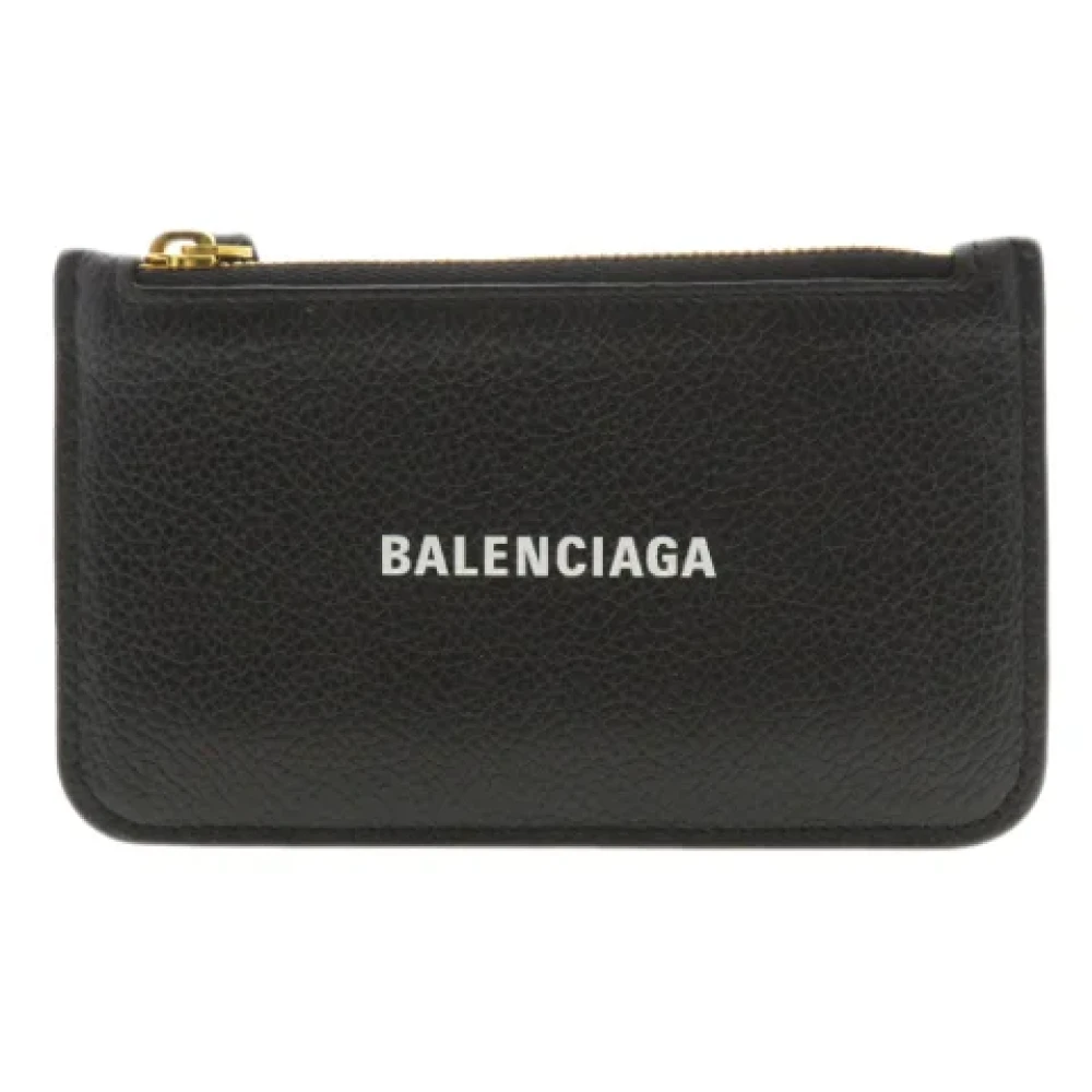 Balenciaga Vintage Pre-owned Leather wallets Black Dames
