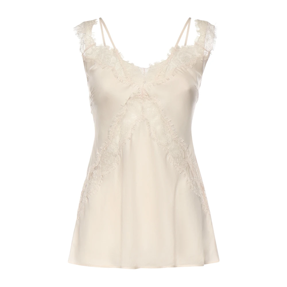 Pinko Women's Gray Sleeveless Tops, Xs, Lydia Top