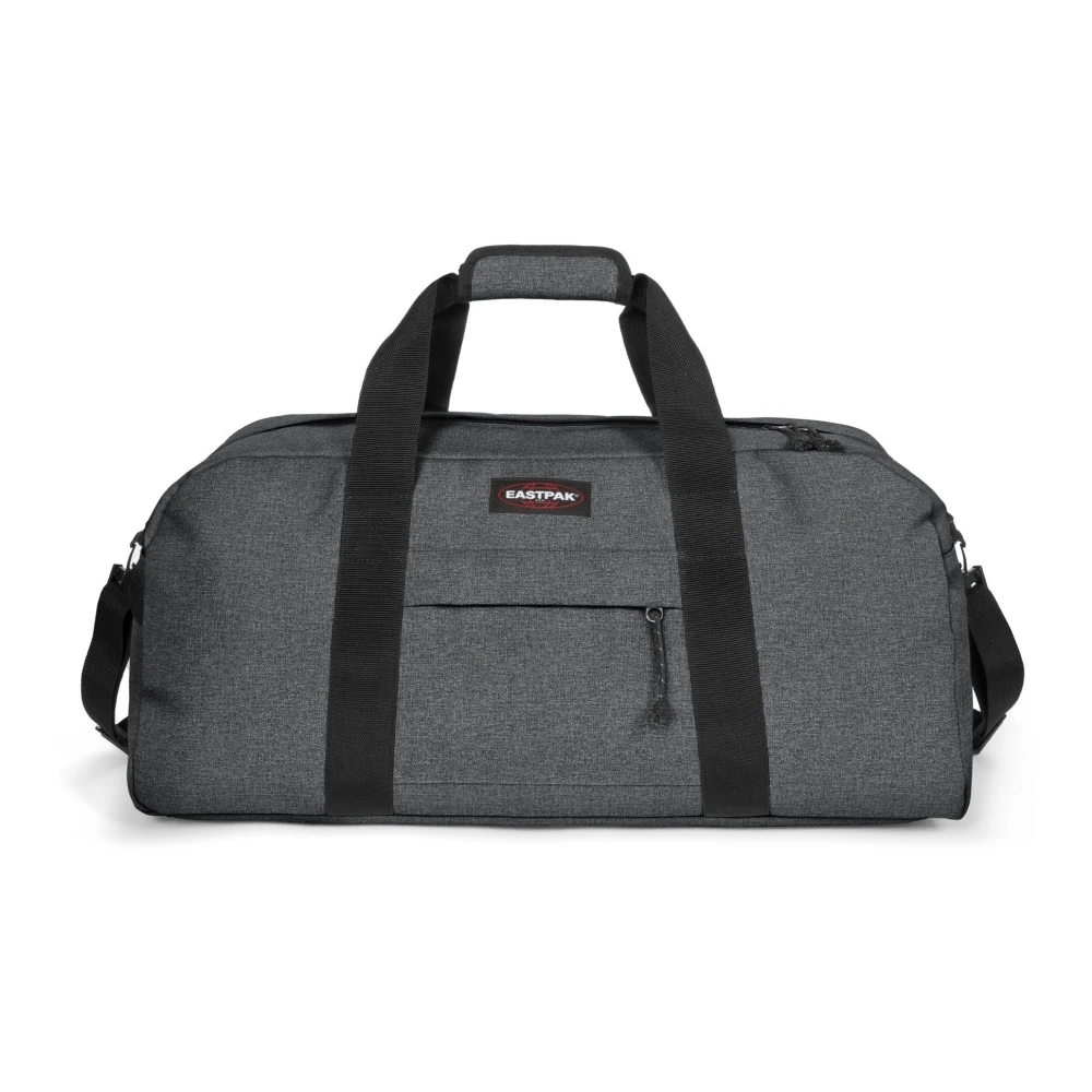 Eastpak Unisex Gray Weekend Bags, One Size, Sporty Travel Duffle Bag Black Denim