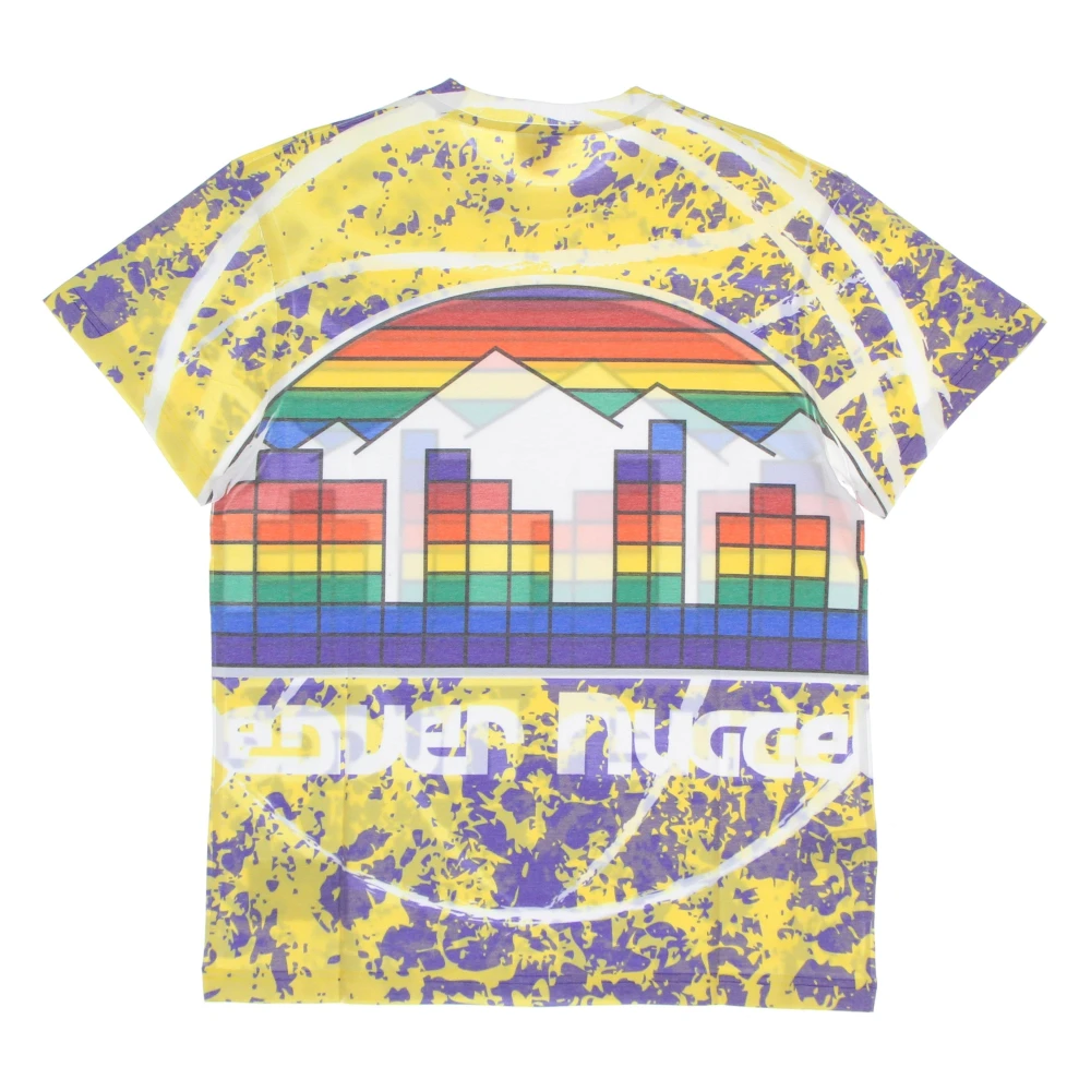 Mitchell & Ness Denver Nuggets NBA Tee Hardwood Classics Multicolor Heren
