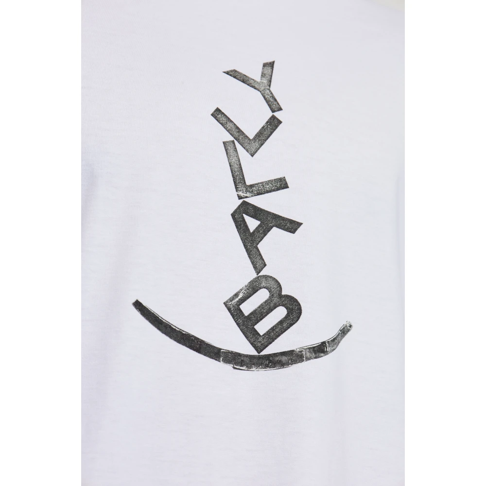 Bally T-shirt met logo White Heren