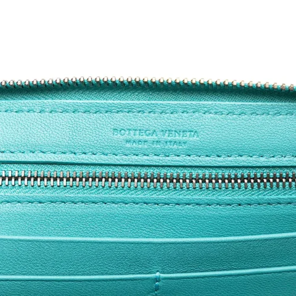 Bottega Veneta Vintage Pre-owned Leather wallets Green Dames