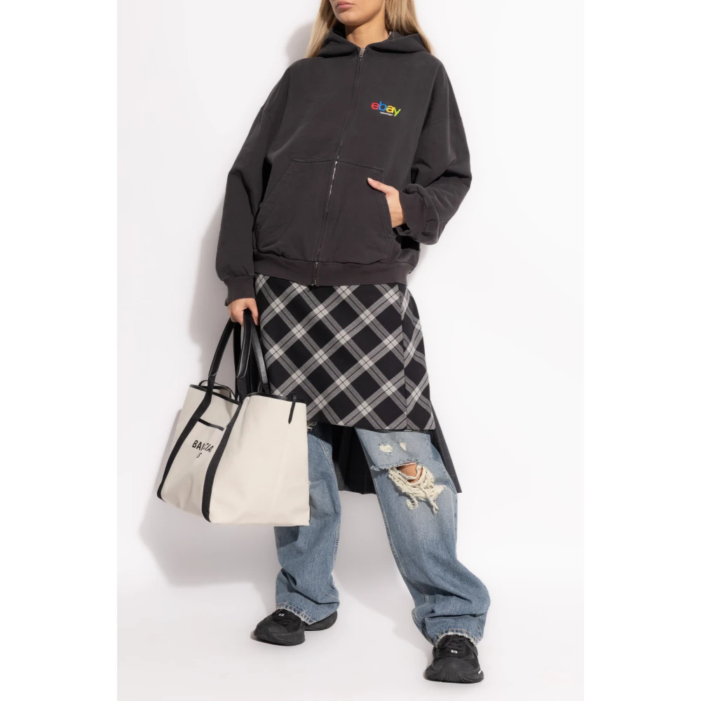 Balenciaga Hoodie Black Dames