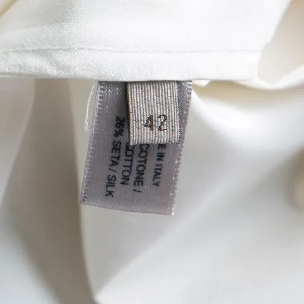 Bottega Veneta Vintage Pre-owned Silk tops White Dames