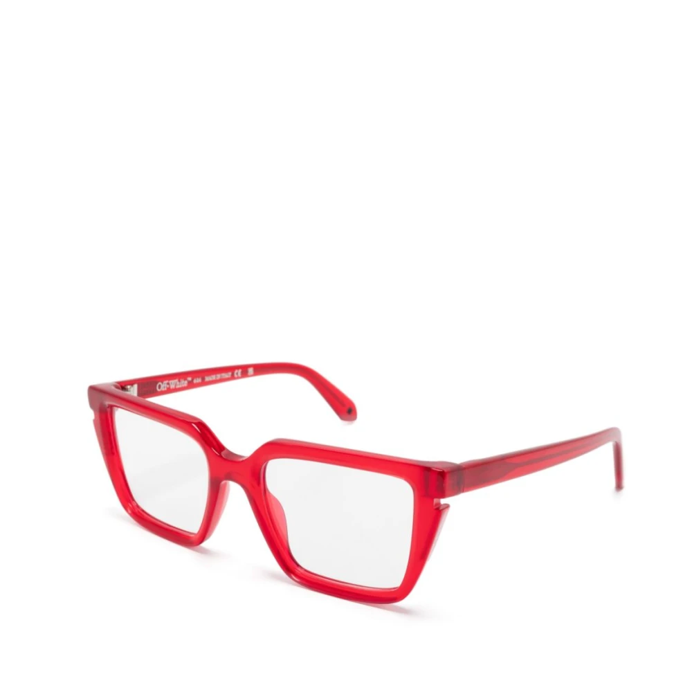 Off White Oerj052 2500 Optical Frame Red Unisex