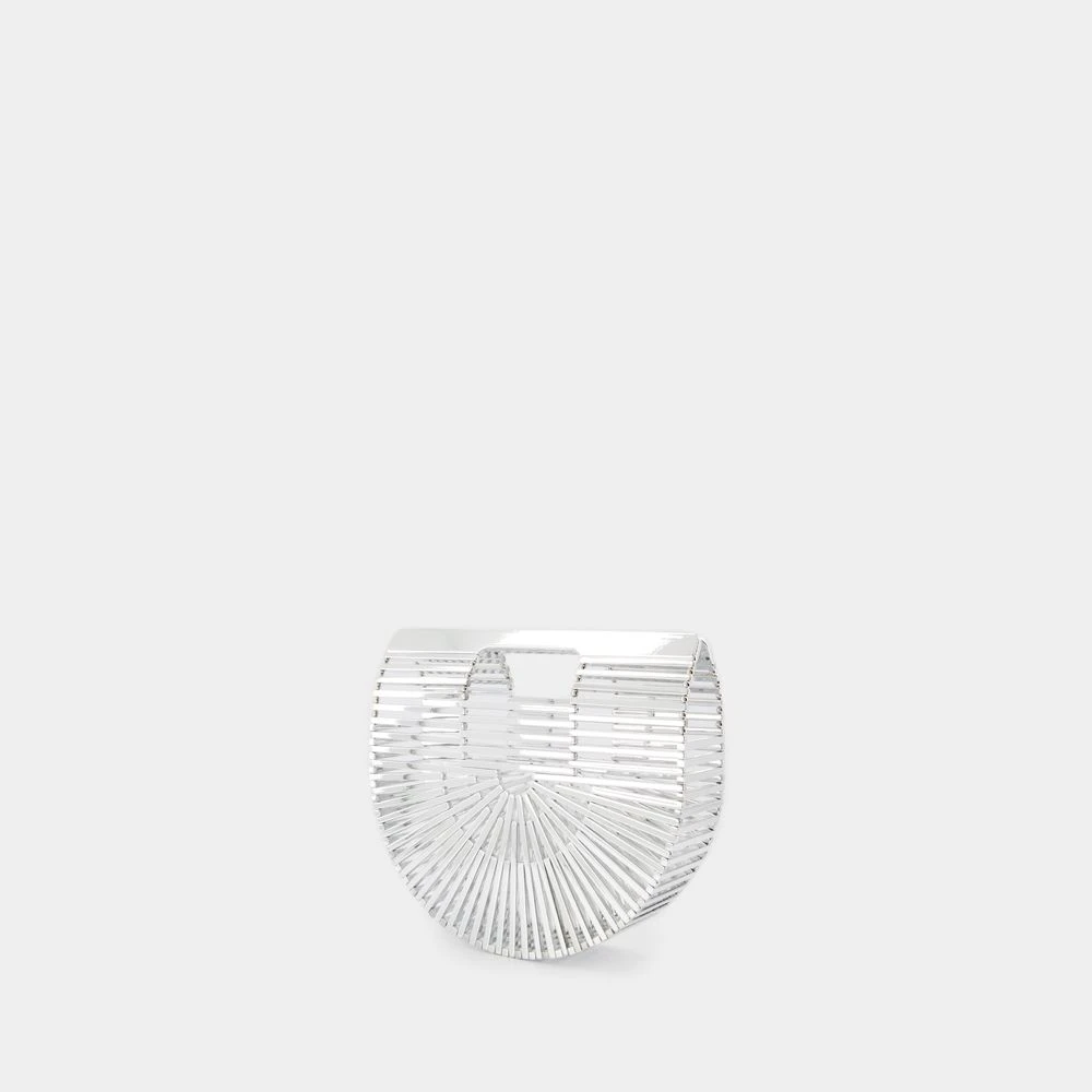 Cult Gaia Zilveren Acryl Mini Top Handtas Gray Dames