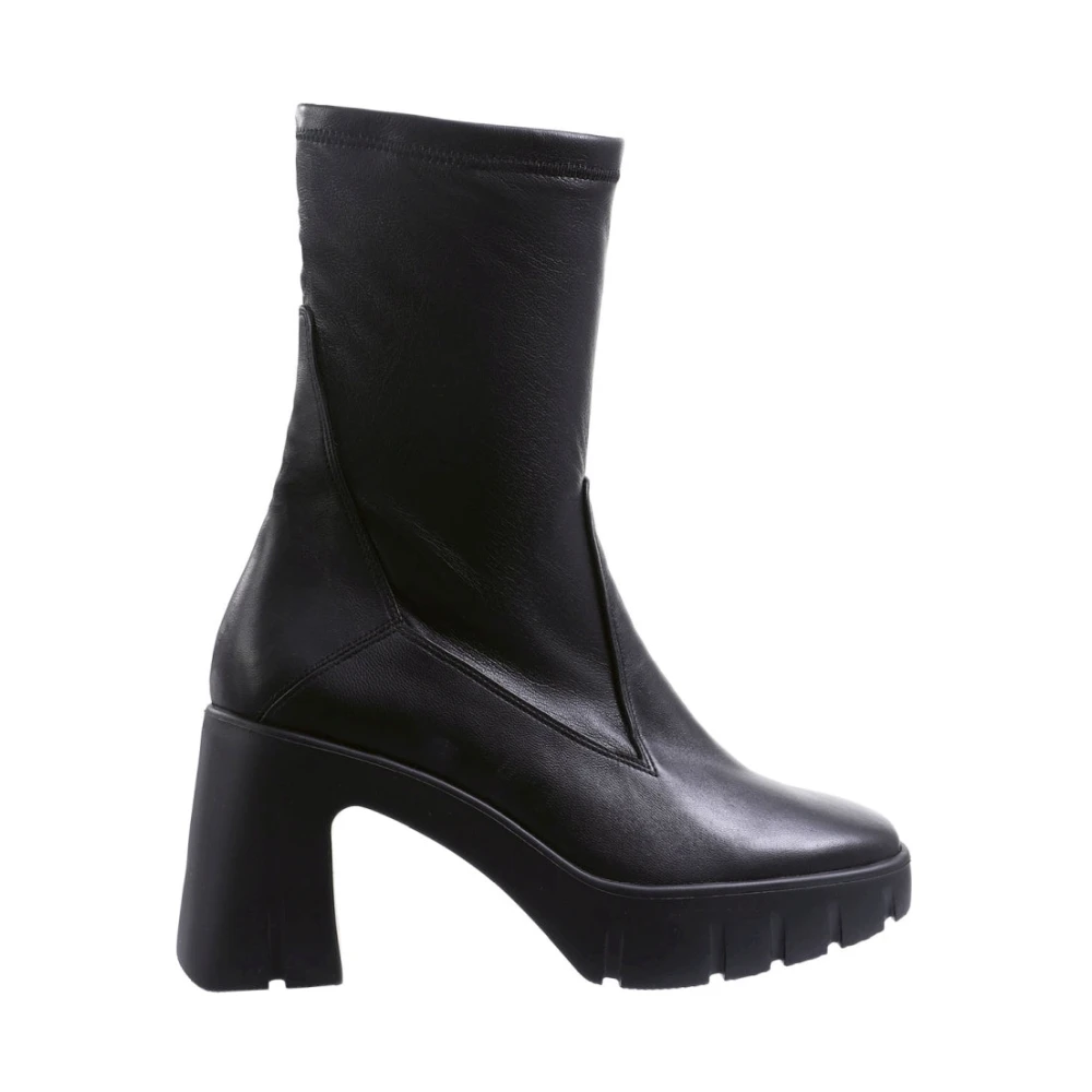 Högl Women's Black Heeled Boots, 8 Uk, Ankle Boots For
