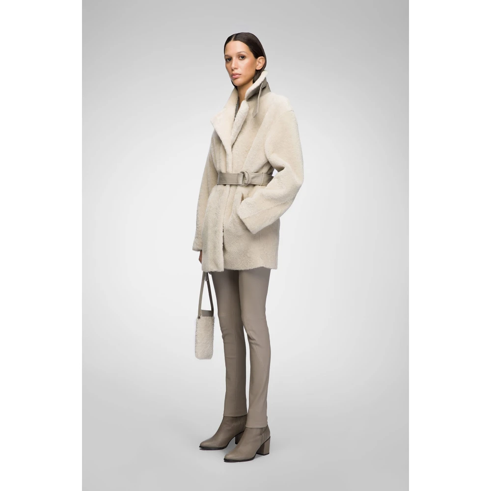 VSP Madeleine Room Shearling Jas Beige Dames