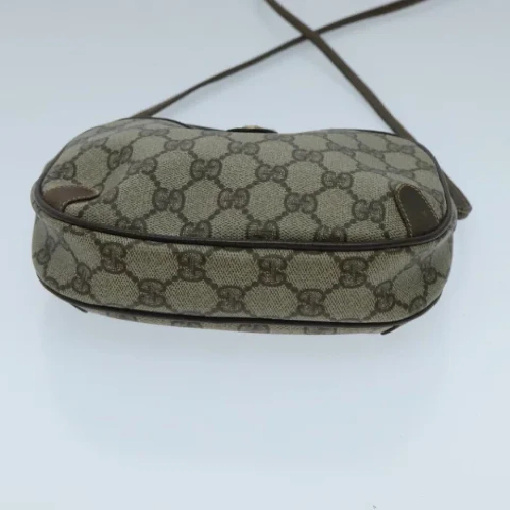 Gucci Vintage Pre-owned Leather gucci-bags Beige Dames
